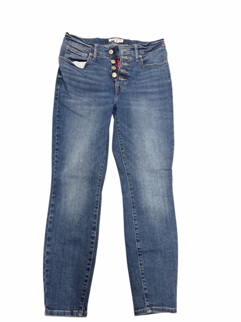 Lucky Brand Medium Wash Skinny Jeans Button Fly Size 6/28
